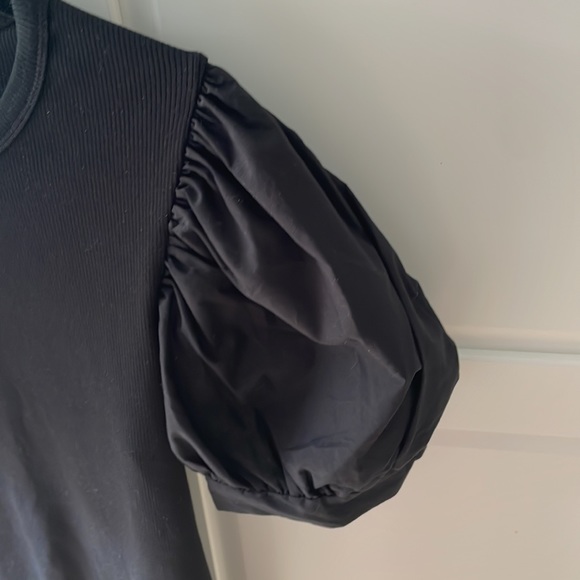 NWOT Zara Puff Sleeve Dress - size Large - Picture 2 of 3